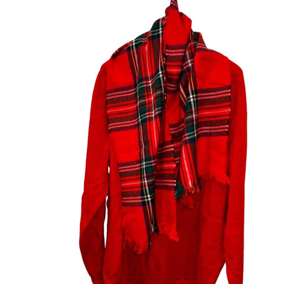 Tartan plaid scarf - Picture 2 of 4